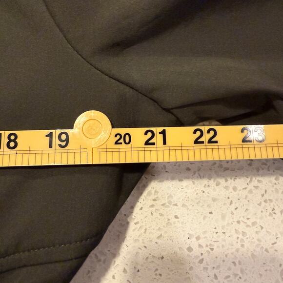 Kenneth Cole Olive Green Belted Trench Utility Coat Jacket Women XL Fall Winter - Picture 9 of 10